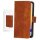 anco Bookcase Geometric für A256B Samsung Galaxy A25 5G - brown