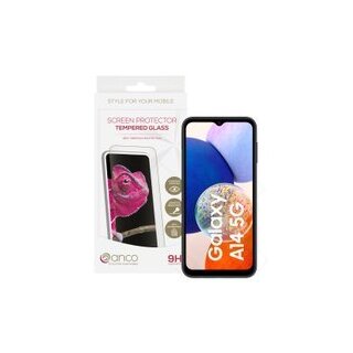 anco Tempered Glass Fullscreen für A145R. A146P. M146B Samsung Galaxy A14. A14 5G. M14 - black