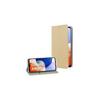 Bookcase basic magnetic für A145R. A146P Samsung Galaxy A14. A14 5G - gold