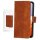 anco Bookcase Geometric für A145R. A146P Samsung Galaxy A14. A14 5G - brown
