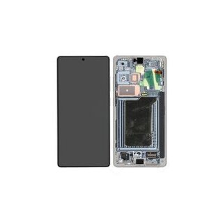 LCD + Touch + Frame assembled für S938B Samsung Galaxy S25 Ultra - titanium silver