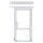 SIM Tray für 2312DRAABG, 2312DRAABC Xiaomi Redmi Note 13 5G - arctic white