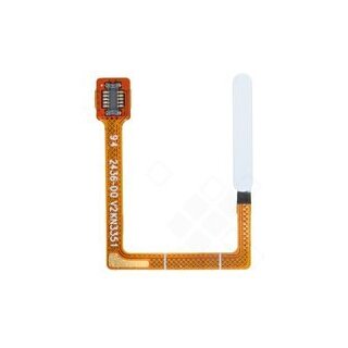 Fingerprint Sensor + Flex für 2312DRAABG, 2312DRAABC Xiaomi Redmi Note 13 5G - arctic white