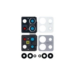 Camera Lens + Bezel für 2312DRAABG, 2312DRAABC Xiaomi Redmi Note 13 5G - arctic white