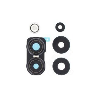 Main Camera Lens + Bezel für POCO M6 Pro 4G - black