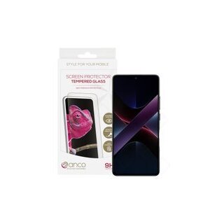 anco Tempered Glass Fullscreen für POCO X7 Pro 5G - black