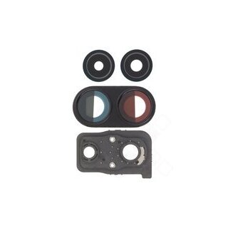 Main Camera Lens + Bezel für 2412DPC0AG POCO X7 Pro 5G - black