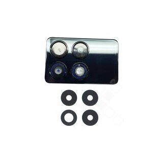 Main Camera Lens + Bezel für 23113RKC6G POCO F6 Pro 5G - black