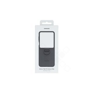 Samsung Silicone Case with Ring für F741B, F761B Samsung Galaxy Z Flip6, Flip7 FE - black