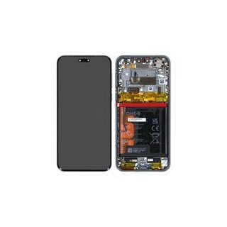 LCD + Touch + Frame + Battery für PTP-N49, PTP-AN10 Honor Magic7 Pro - black