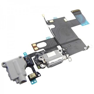 iPhone 6 Lightning USB Ladebuchse, Kopfhrerbuchse & Mikrofon Flex Kabel weiss