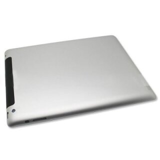 iPad 4 originale Rckseite / Verschalung / Back Cover in silber (3G Version)