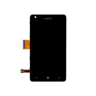 Nokia Lumia 900 LCD Display und Touchscreen Schwarz