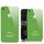 Apple iPhone 4 Glas - Back Cover in grün / green