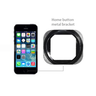 iPhone 5S Home Button Ring Halterung in schwarz