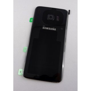 Samsung Galaxy S7 Edge Akkudeckel Battery Cover Schwarz
