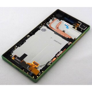 Sony Xperia Z5 LCD Display und Touchscreen mit Rahmen Gold