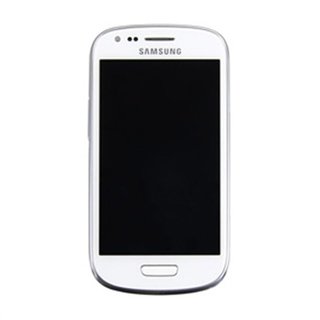 Samsung Galaxy S3 Mini LCD mit Rahmen und Touch Screen weiss (GT-I8190)