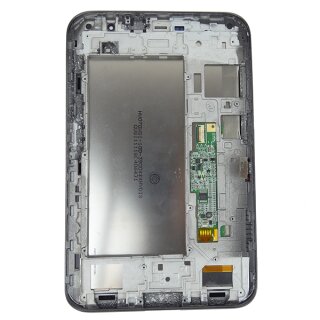 SAMSUNG Galaxy Tab 2 7.0 LCD Einheit inkl. Rahmen und Touch schwarz (P3100)