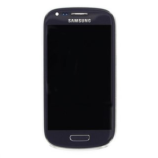 Samsung Galaxy S3 Mini LCD mit Rahmen und Touch Screen schwarz (GT-I8190)