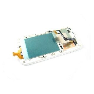 HTC One SV LCD Display und Touchscreen mit Rahmen Weiss