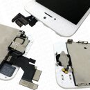 iPhone 5 LCD Display und Touchscreen mit Kleinteilen Weiss