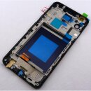 LG Nexus 5X LCD Display und Touchscreen mit Rahmen Schwarz