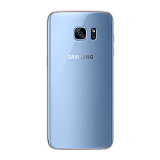 Samsung Galaxy S7 Edge Akkudeckel Battery Cover Blau