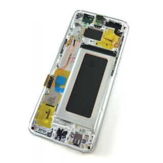 Samsung Galaxy S8 LCD Display und Touchscreen mit Rahmen Silber