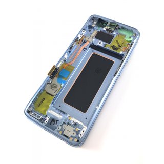 Samsung Galaxy S8 LCD Display und Touchscreen mit Rahmen Blau