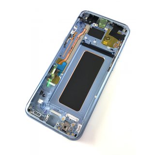 Samsung Galaxy S8 Plus LCD Display und Touchscreen mit Rahmen Blau