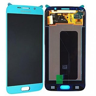 Samsung Galaxy S6 LCD Display und Touchscreen Blau