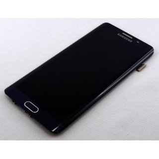 Samsung Galaxy S6 Edge Plus LCD Display und Touchscreen  mit Rahmen Schwarz Saphir Blau