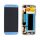 Samsung Galaxy S7 Edge LCD Display und Touchscreen mit Rahmen Blau